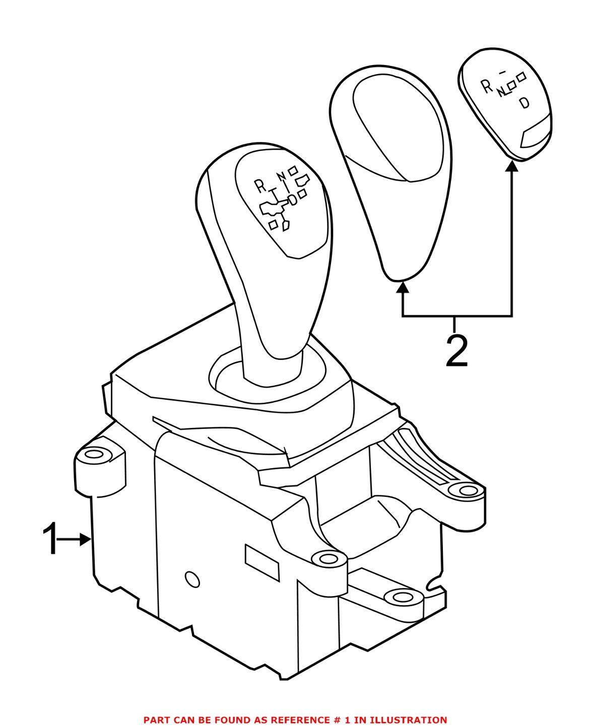 BMW Auto Trans Shifter Assembly 61317846585